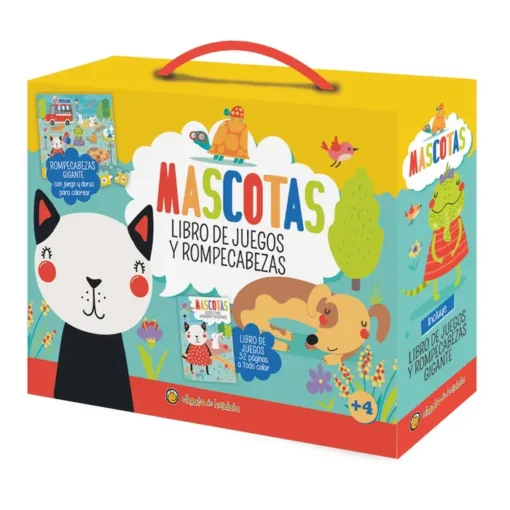 Mascotas. Libro de juegos y rompecabezas