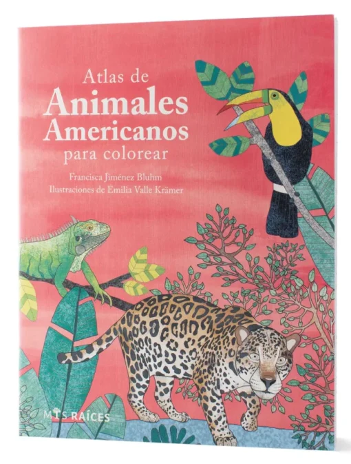 Atlas de animales americanos para colorear