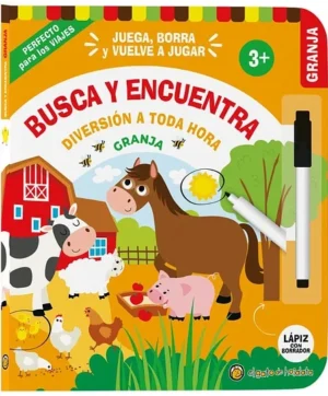 Busca y encuentra. Diversión a toda hora. Granja
