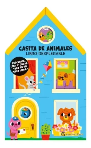 Casita de animales. Libro desplegable