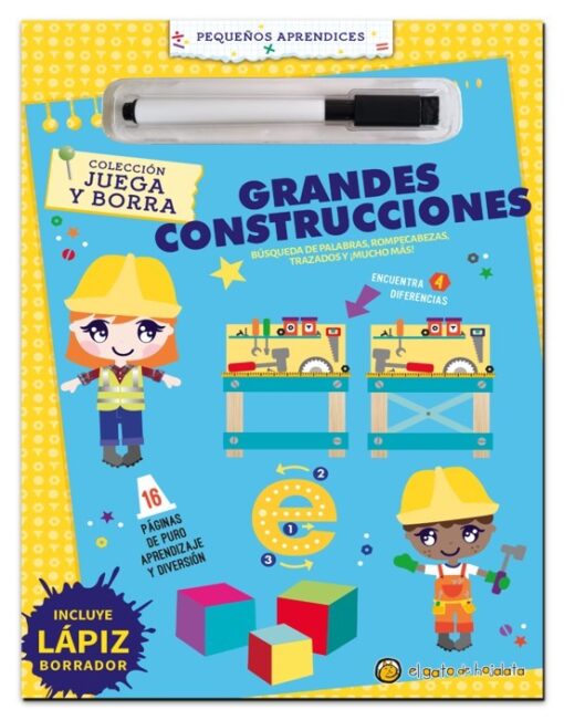 Juega y borra. Grandes construcciones