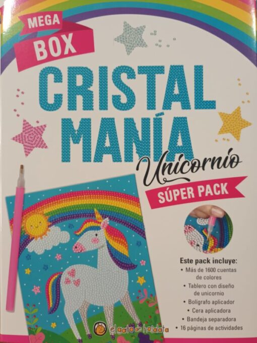 Cristal manía unicornio. Mega box, súper pack