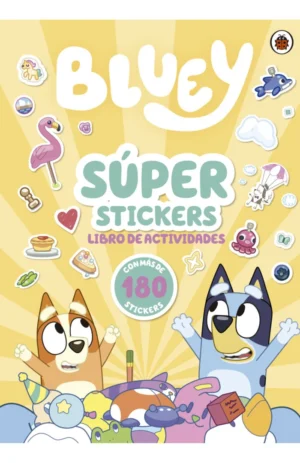 Bluey Súper Stickers Libro de actividades