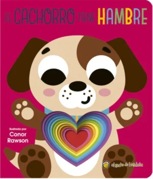 Pequeños amigos. El cachorro tiene hambre