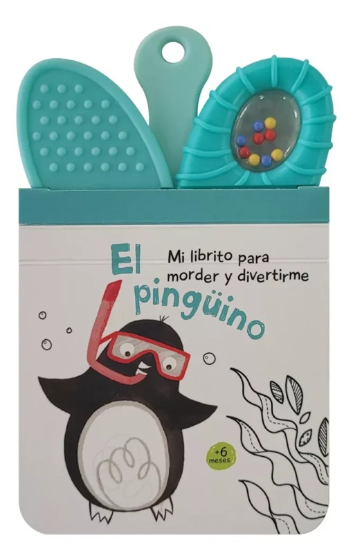 Mi librito para morder y divertirme. El pingüino