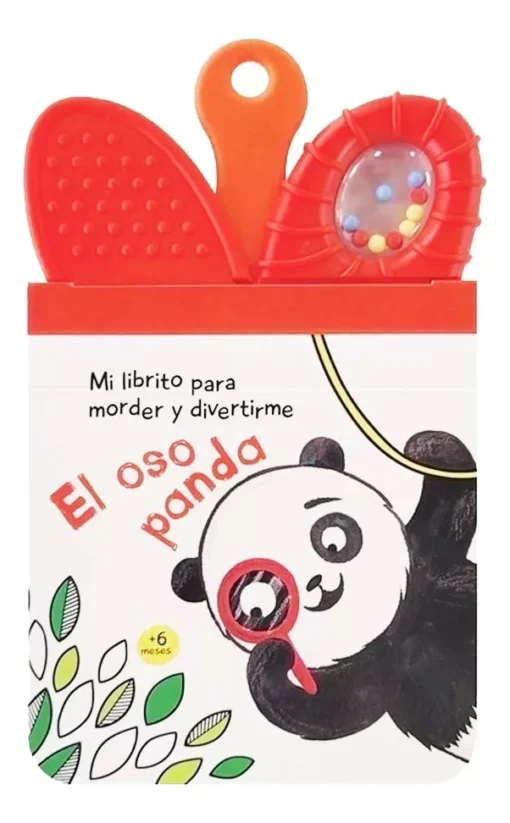 Mi librito para morder y divertirme. Oso panda