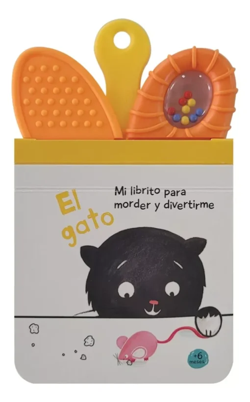 Mi librito para morder y divertirme. El gato