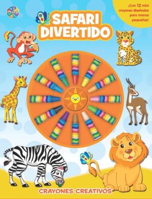 Safari divertido. Crayones creativos