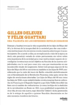 Gilles Deleuze y Félix Guattari. Una filosofía de los devenires revolucionarios