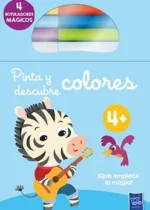Pinta y descubre colores. Zebra