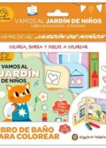 Libro de baño para colorear. Vamos al jardín de niños