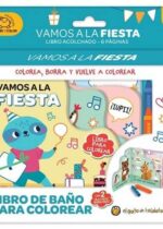 Libro de baño para colorear. Vamos a la fiesta
