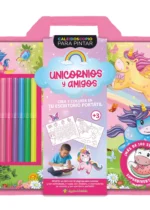 Caleidoscopio para pintar unicornios y amigos